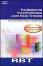 REGLAMENTO ELECTROTECNICO DE BAJA TENSION 2002