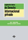 LEGISLACIÓN BÁSICA DE DERECHO INTERNACIONAL PRIVADO